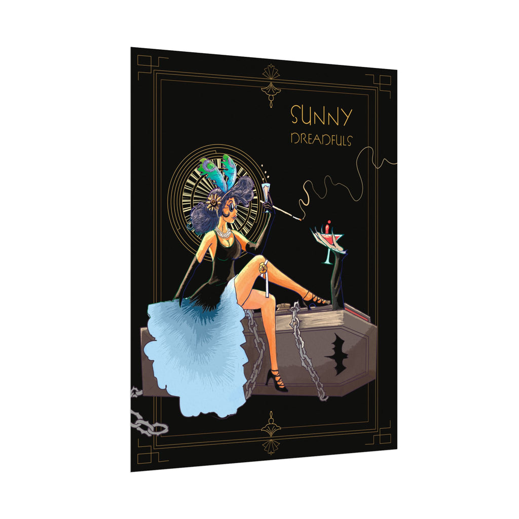 Sunny Dreadfuls Art Deco Poster