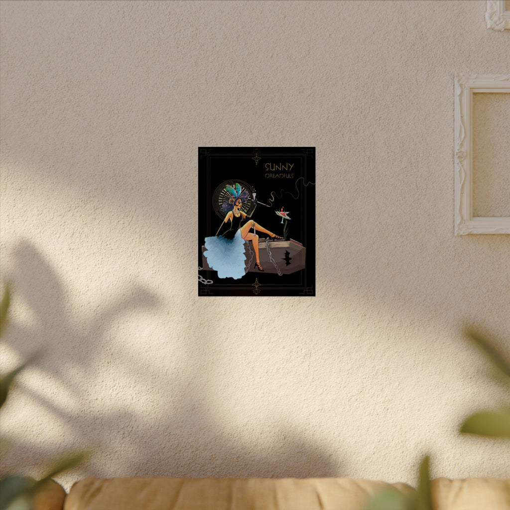 Sunny Dreadfuls Art Deco Poster