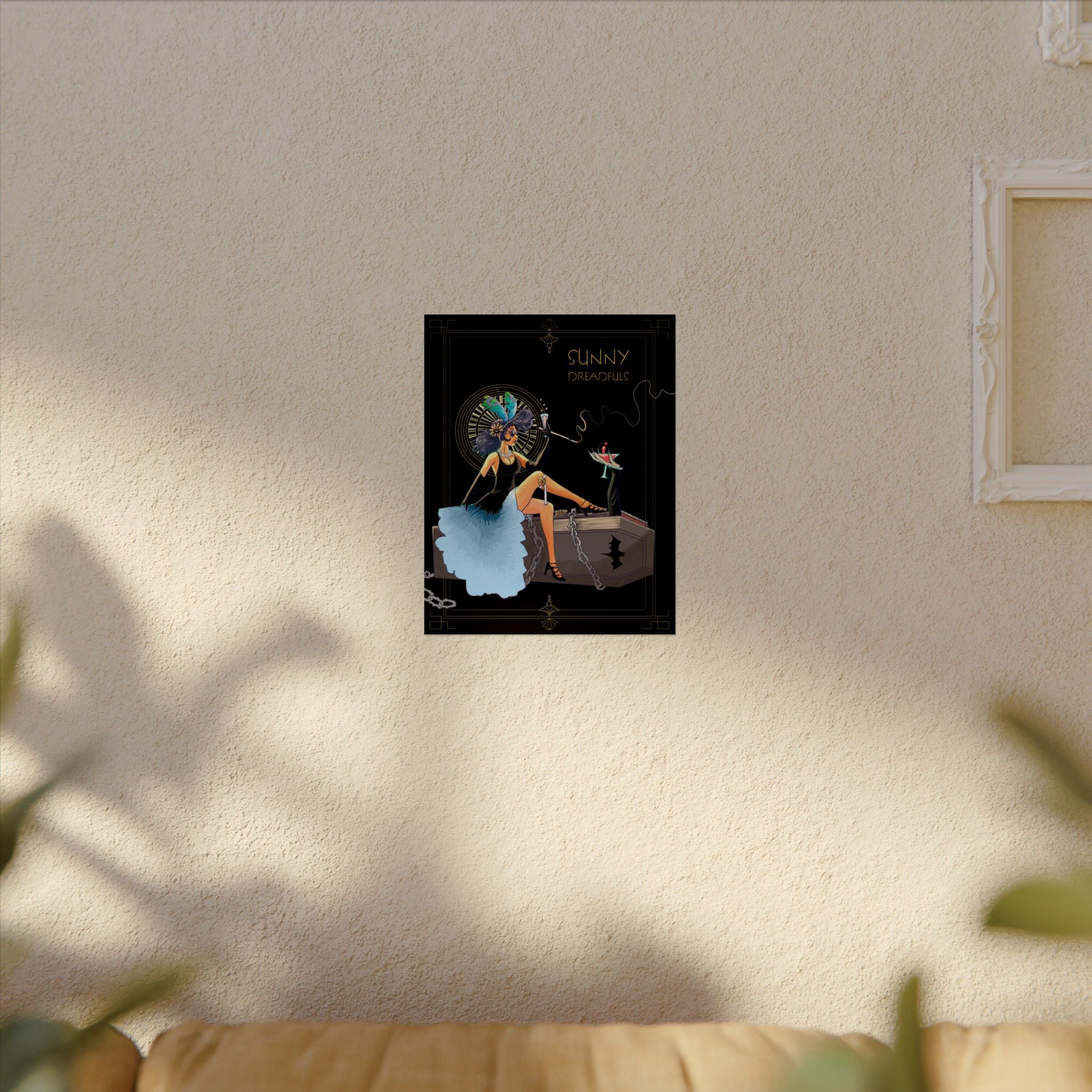 Sunny Dreadfuls Art Deco Poster